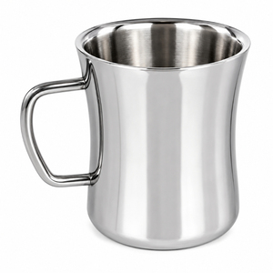 Jarra de Cerveza Vintage de Acero Inoxidable con Asa, Jarra Metálica con Flores en Relieve, Logotipo Personalizado, Grabado Personalizado, Taza para Café o Té - Product Image 3