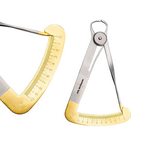 Calibrador dental ortodóntico al por mayor, medidor de 0-10 mm, de acero inoxidable con certificación CE, calibrador manual para medir interiores, instrumento de ortodoncia - Product Image 1