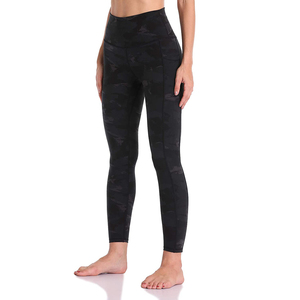 Leggings de sport pour femmes en Spandex/Nylon sans coutures, séchage rapide, respirants, pour la course, la gym, le yoga, avec poches personnalisées, taille haute - Product Image 2