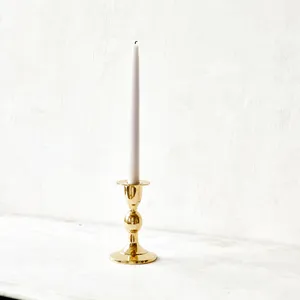 Premium Quality Gold Metal Candle Holder Home Decoration Pillar Candle Holder Fancy Candle Pillar <b>Candlestick</b> - Product Image 3