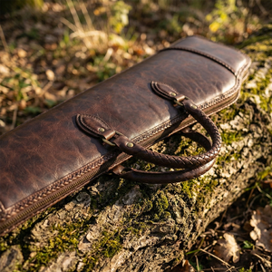 Housse de fusil de chasse en cuir, sur mesure, de qualité supérieure, imperméable, légère et résistante, pour la chasse et le tir en extérieur. - Product Image 2