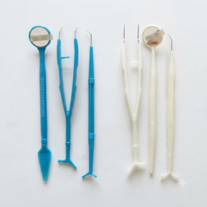 Kit de Instrumentos Dentales Desechables con Mango Ergonómico Azul, Certificado CE, Herramientas Manuales para Examen Dental - Product Image 3