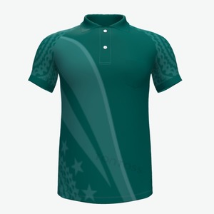 Chemise de golf haute qualité 2026 pour homme, personnalisable avec logo imprimé, séchage rapide, impression numérique unie, polyester/coton 200g, tenue d'équipe - Product Image 1