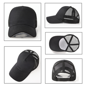 Gorras Trucker de 5 Paneles Personalizadas de Alta Calidad, Estilo Hip Hop, Bordado, Logotipo Impreso en Algodón, Gorra de Béisbol de Malla y Algodón, Gorras Trucker 2026 - Product Image 6