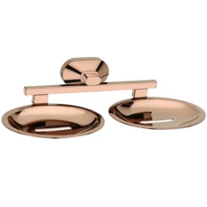 Porte-savon contemporain en acier inoxydable, porte-savon minimaliste en métal pour comptoir de salle de bain - Product Image 4