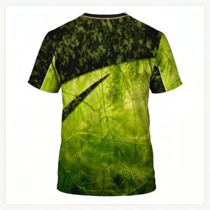 เสื้อยืดตกปลาพิมพ์ลายตามสั่ง ป้องกันแสงแดด UPF 50 แห้งเร็ว ลายพราง แขนสั้น สำหรับผู้ชาย ลายกราฟิกปลาไพค์ เสื้อผ้าสำหรับกิจกรรมกลางแจ้ง ไซส์ XL ผลิตจากโรงงาน - Product Image 2
