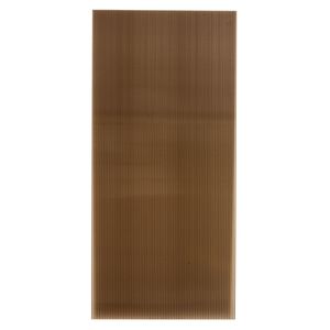 Copertura Antipioggia 80*38 pollici per Porte e Finestre, Marrone con Supporto Nero, Codice 82632470, Accessori per Grondaie - Product Image 5