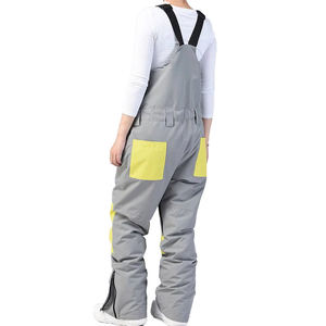 Professional Waterproof Ski Bib Pants Women Men Snowboard <b>Overalls</b> Insulated <b>Winter</b> Outdoor Sports Snow Trousers Color Block - Product Image 2