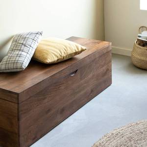 Vandana Vertex Aston Dark Mango <b>Wood</b> <b>Chest</b> Bench - Product Image 4