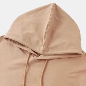 Sudadera con Capucha de Forro Polar para Hombre, Poliéster/Algodón, Corte Regular, Secado Rápido, Transpirable, Informal, Invierno, Negra - Product Image 3