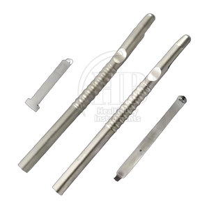 Instrument chirurgical dentaire : grattoir manuel en acier inoxydable pour la collecte osseuse, conçu pour la récolte et le traitement - Product Image 4