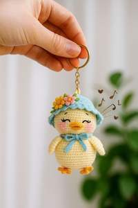 Adorable Muñeco de Peluche Amigurumi Hecho a Mano, Relleno de Algodón, de Hilo de Poliéster, Unisex, para Todas las Edades - Product Image 6