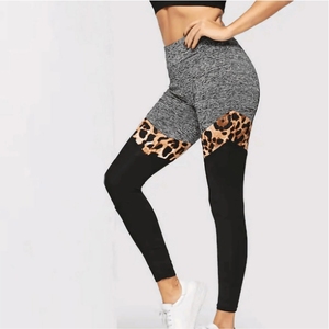 Leggings de yoga personnalisés à taille élastique pour femme, en polyester, style unique - Product Image 5