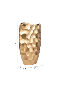 Elegante Florero Decorativo de Hierro, Fabricante de Floreros Metálicos Modernos de Alta Calidad para Interiores de Lujo - Product Image 2