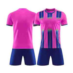 Soccer Uniform Sets for Adult Men Short Sleeve 100% Polyester Customized Colors Anti-Bacterial Customized Team <b>Name</b> Training men - Product Image 1