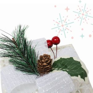 Set di 3 Decorazioni da Giardino LED Quadrate in Plastica ABS con Luce Bianca Calda e Confezione Regalo - Product Image 3