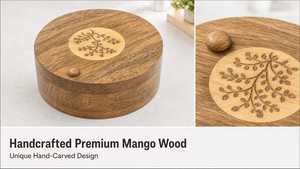 กล่องไม้แบบดั้งเดิมสำหรับเก็บสมุนไพรและเครื่องปรุงรส - Product Image 2