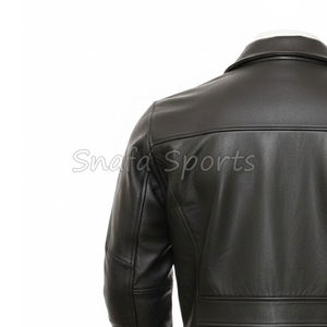 Chaqueta de Cuero Genuino de Alta Calidad para Hombre, Transpirable y Elegante, en Múltiples Diseños y Estilos Clásicos - Product Image 6