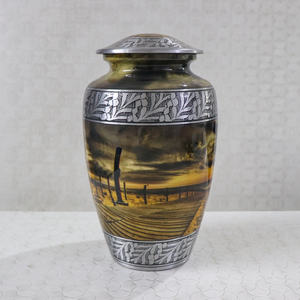 Urna Funeraria de Aluminio Ocean Beach, Urna Funeraria Personalizada, Moderna y Duradera, para Cenizas Humanas y de Mascotas - Product Image 4