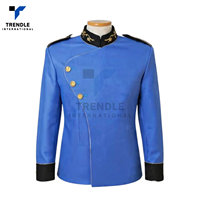 Tunique de cérémonie style cavalerie, veste de garde, uniforme formel décoratif, manteau unisexe personnalisé toutes saisons