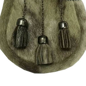 Sporrán de Cuero para Kilt, Estilo Antiguo, 100% Hecho a Mano, Sporrán Escocés de Cuero Premium, Sporrán Profesional OEM - Product Image 6