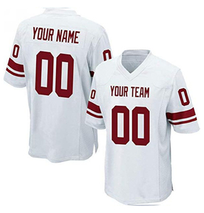 Maillot de football américain XL en gros – T-shirt décontracté en flanelle, vêtement de sport respirant en maille, tenue d'été brodée - Product Image 3