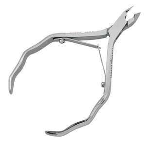 Cortacutículas de Acero Inoxidable SI-65 de Subhan International, Mango Curvo Grande, Profesional, Duradero, con Logotipo Personalizable, Portátil - Product Image 3