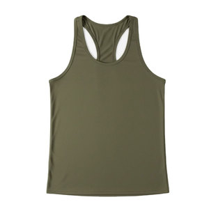 Débardeur stringer durable pour homme 100 % polyester respirant, extensible et flexible pour la musculation et les entraînements intenses - Product Image 5