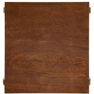 Consolle a 2 ripiani in noce, elegante tavolino con raffinata finitura in noce - Product Image 4