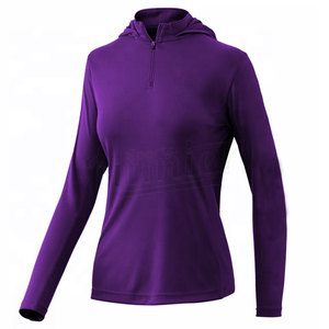 High Quality Fishing Shirts UPF50+ Polyester <b>Sunscreen</b> Driy Fit <b>Waterproof</b> Quick Dry UV Hoodie Performance Fishing Shirts - Product Image 5