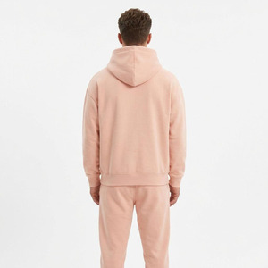 Hawk Eye Sports <b>Men's</b> Slim Fabric Fleece 300g Winter <b>Pullover</b> Hoodie Full-Length Button-Up Tracksuit Set Breathable - Product Image 2