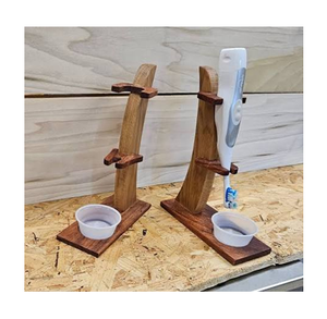 Attractive New Wooden Toothbrush and <b>Toothpaste</b> <b>Holder</b> Modern Bathroom Accessories Storage Rack - Product Image 2