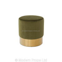 Tabouret de poche en rotin, style antique