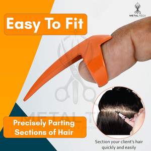 Best Stainless Steel Hair <b>Selection</b> Rings for Braiding Curling Styling Extensions Silver Color <b>Salon</b> Hair Parting Tools - Product Image 3