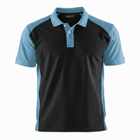 Polo décontracté pour homme avec logo personnalisé, en coton piqué respirant, uniforme de travail, manches courtes, col polo, t-shirt
