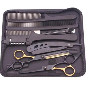 Professional Hairdressing Scissors Set Stainless Steel Barber <b>Shears</b> With Combs For Salon Use Right Handed <b>Long</b> <b>Handle</b> - Product Image 3