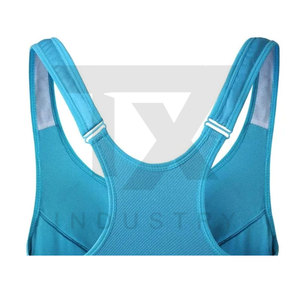 Soutiens-gorge de sport sur mesure en gros, respirants, pour la gym et l'entraînement, avec logo frontal, soutien-gorge de sport pas cher - Product Image 4