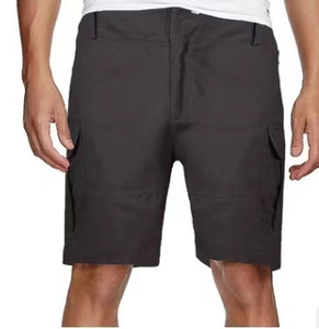 Shorts cargo en toile unie pour hommes, logo personnalisé, légers, décontractés, multi-poches, écologiques, séchage rapide, fabrication directe - Product Image 6