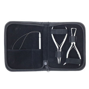 Nuevo Kit de Pinzas de Acero Inoxidable de Lujo para Extensiones de Cabello, Herramienta de Bucle, Aguja de Gancho, Extensiones de Pluma Super Doble ANAAIF - Product Image 1