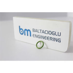 Junta tórica FKM verde de ingeniería, pero junta de sellado industrial de alta presión para hardware con resistencia avanzada a químicos y al calor - Product Image 1