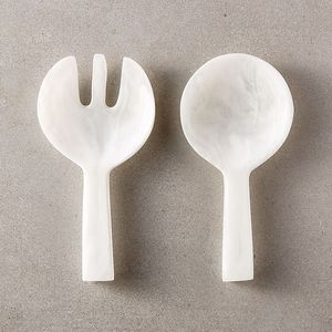 Cuillère de service décorative, couverts contemporains, ensemble de service élégant, ustensiles de service réutilisables, cuillère de service pour fête - Product Image 6