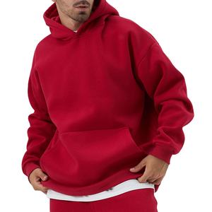 450GSM Sweat à capuche surdimensionné unisexe en coton lourd avec logo sérigraphié Streetwear pour hommes-OEM personnalisable 2026 - Product Image 1
