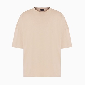 Popular Casual Men's Regular Solid Color O-Neck 100% Cotton T-shirt Wholesale Summer Washed Fashion Short Sleeve <b>Tshirts</b> - Product Image 5