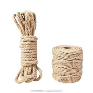 Cuerda de Yute Trenzada de 3 Hilos, 100% Natural, Ecológica, Duradera, Biodegradable, de Alta Calidad y Resistencia, en 4mm, 6mm, 8mm, 10mm, 12mm y 14mm - Product Image 4
