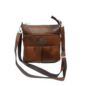 Bolsos de Mano de Cuero Genuino Natural Crafts, Impermeables, con Correa Larga Ajustable, Gran Capacidad, Cierre de Cremallera, Personalizables OEM - Product Image 1