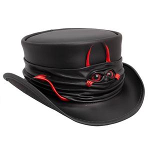Chapeau Fedora Classique en Cuir Véritable pour Homme - Ajustement Réglable, Chapeau Casual pour Voyages en Plein Air et Hiver, Personnalisable pour Adultes - Product Image 6