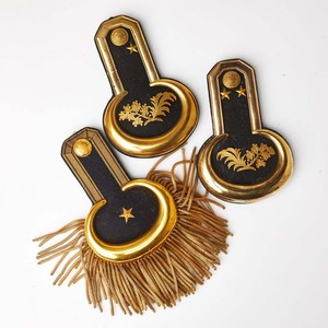Écusson brodé personnalisé à coudre avec motif étoile et franges, applique en tissu métallique de forme irrégulière pour vêtements, uniformes - Product Image 1