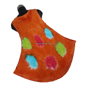 Hermoso Vestido Largo de Verano Casual para Mujer, Estilo Bohemio Tie Dye, Ropa de Playa, Vestido Tipo Paraguas - Product Image 5