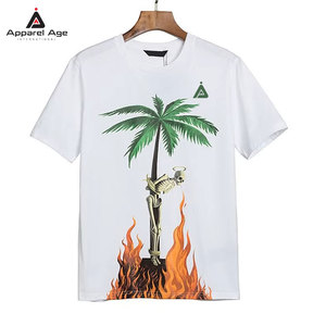 เสื้อยืดกราฟิกคุณภาพพรีเมียมสำหรับผู้ชาย ทรงหลวม พิมพ์ลาย ผ้าฝ้าย 100% สีพื้น วัสดุที่ดีที่สุด เสื้อยืดผู้ชาย ขายส่ง - Product Image 3