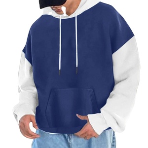 Men's Fashion Oversized <b>Thick</b> <b>Fleece</b> Hoodie Casual Winter Streetwear Pullover with Front Logo OEM Service - Product Image 1